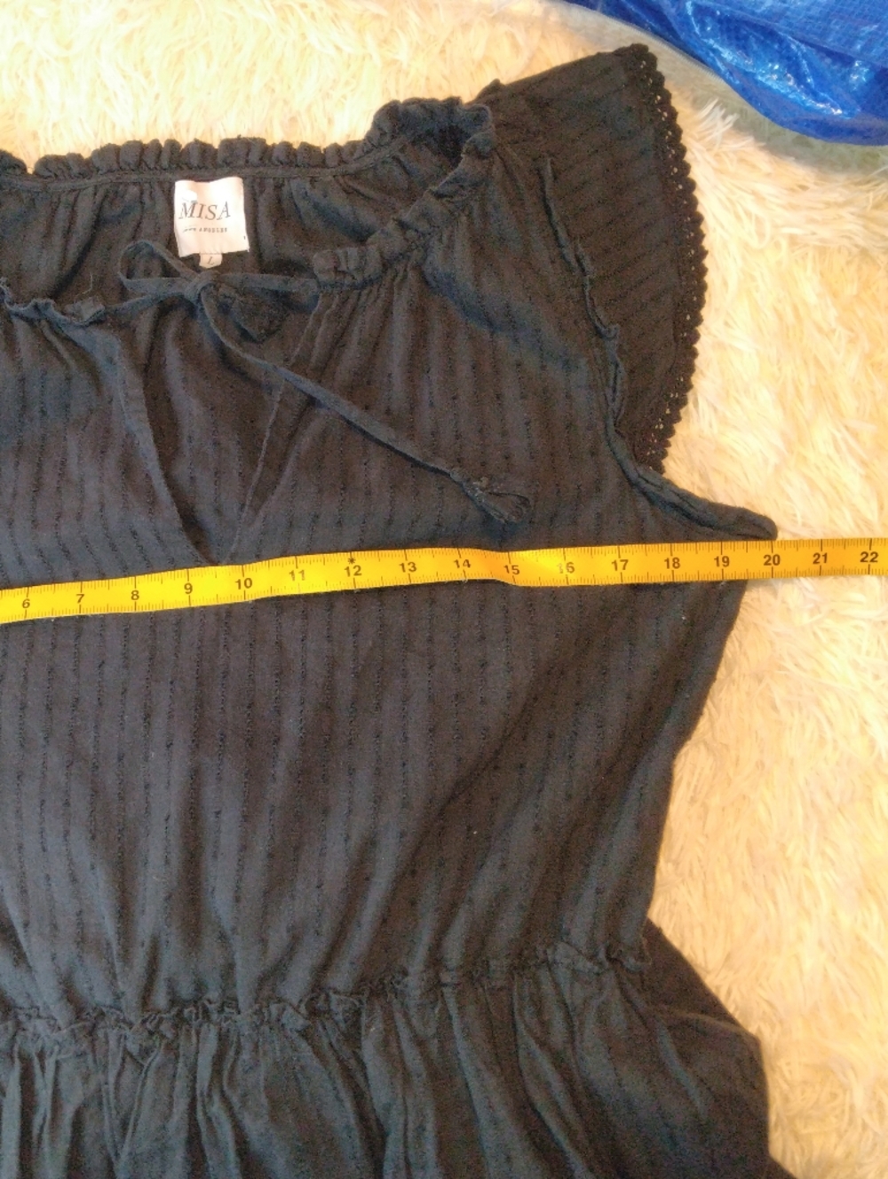 Misa Los Angeles Lillian Black Mini Dress Size L - Picture 11 of 12